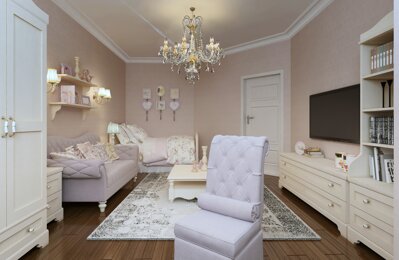 Living Room Crystal Chandelier LLCH6 OLA