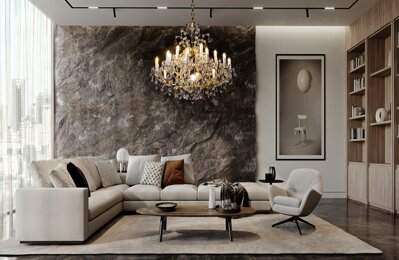 Křišťálový lustr do moderního obývacího pokoje v moderním stylu  BXL10920Z219