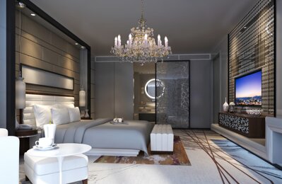 Bedroom in modern style crystal chandelier  BXL10927Z211