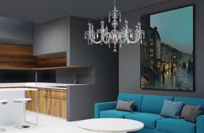 Living room crystal chandelier in modern style EL250803