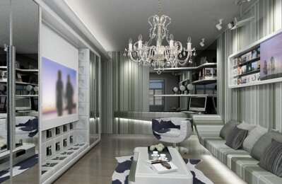 Living room crystal chandelier in modern style EL351602