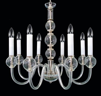 Clear Glass Chandelier EL430800