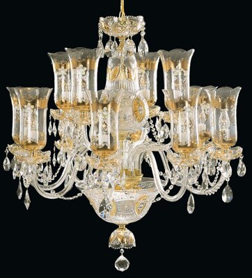 Cut Glass Crystal Chandelier El687802t, What Are The Glass Pieces On A Chandelier Called
