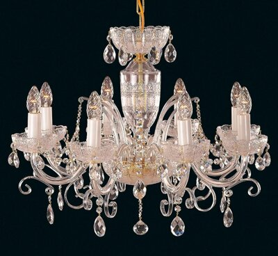 Cut glass crystal chandelier EL681801