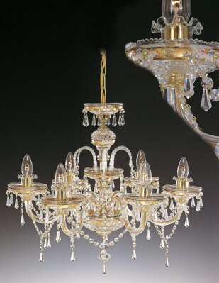 Cut Glass Crystal Chandelier El650603, How To Tell Crystal Chandelier From Glass