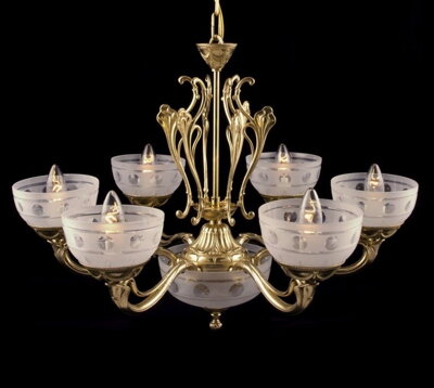 Brass chandelier TX965000106