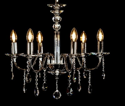 Brass chandelier AL247