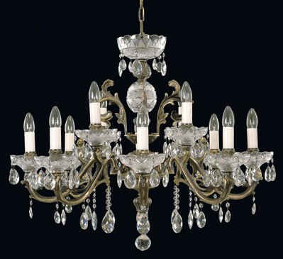 Brass chandelier EL8501201PT