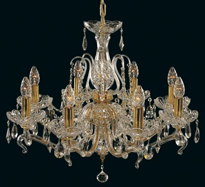 Cut glass crystal chandelier EL661819