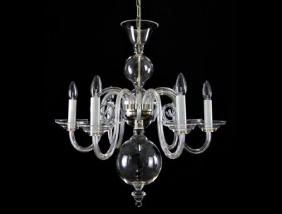 Clear Glass Chandelier LW513060100G