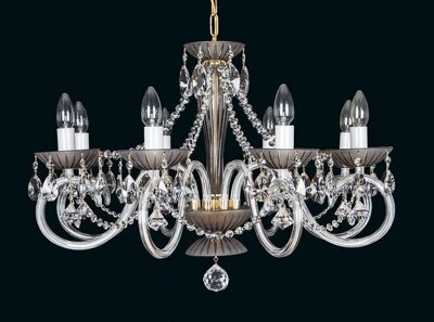 Glass chandelier EL2238021