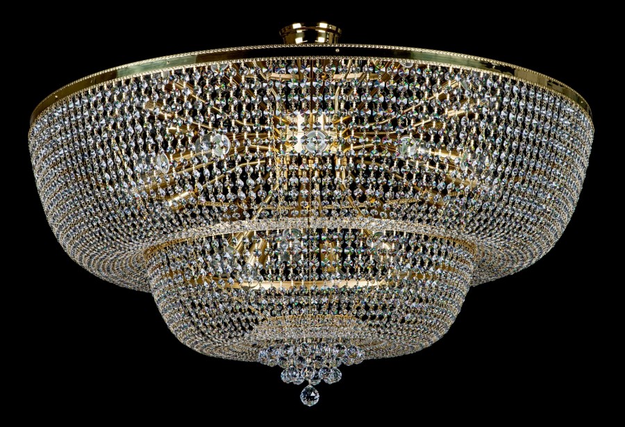 Lustr s ověsy strass L203CLN