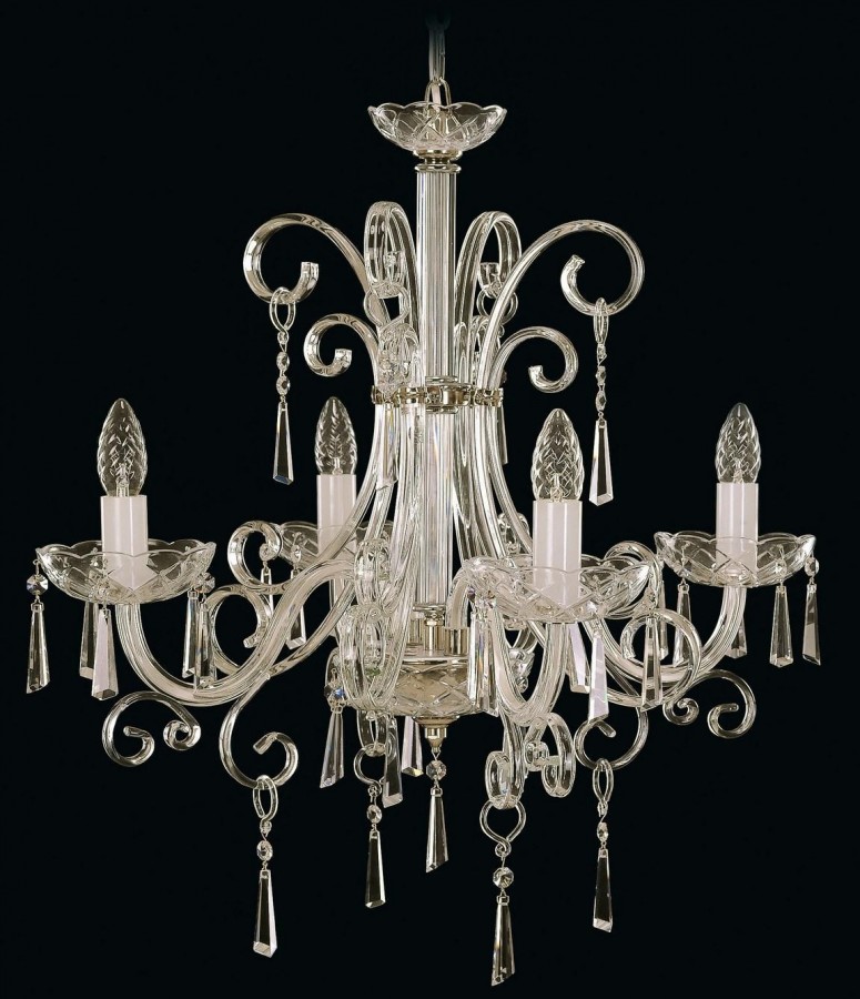 Glass chandelier EL411403