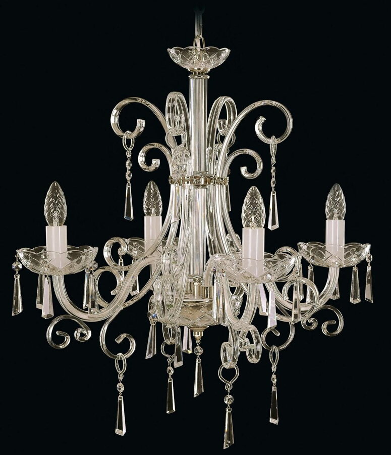 Glass chandelier EL411403