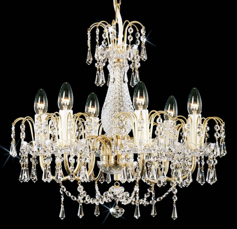 Chandelier with brass arms TX221000006