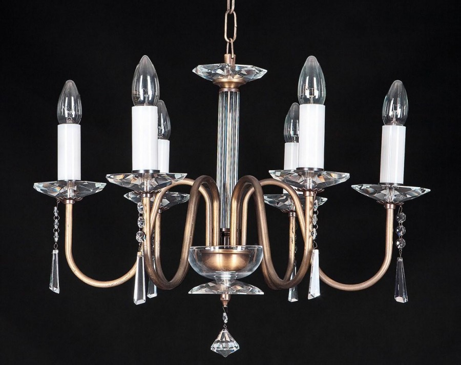 Chandelier with metal arms EL918603PT