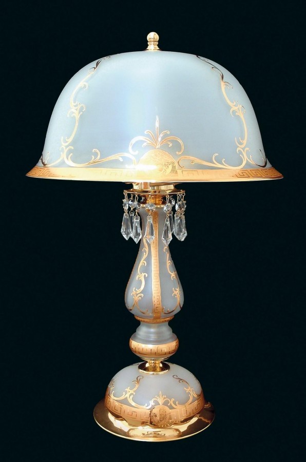 Lámpara de mesa de cristal ES531303sirm
