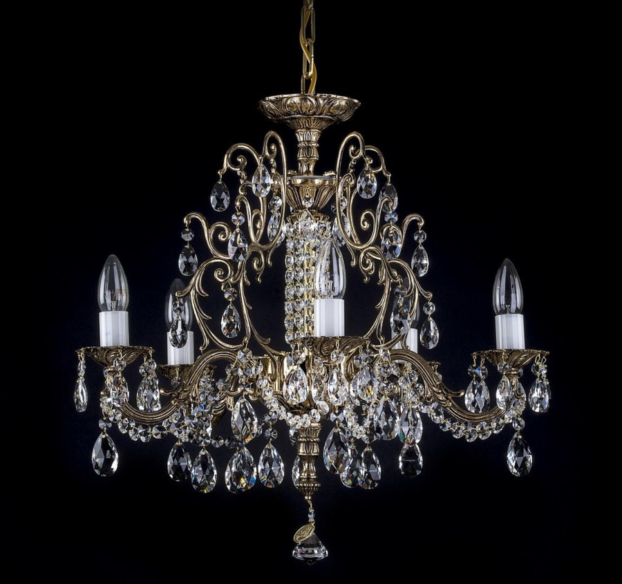 Brass chandelier AL174