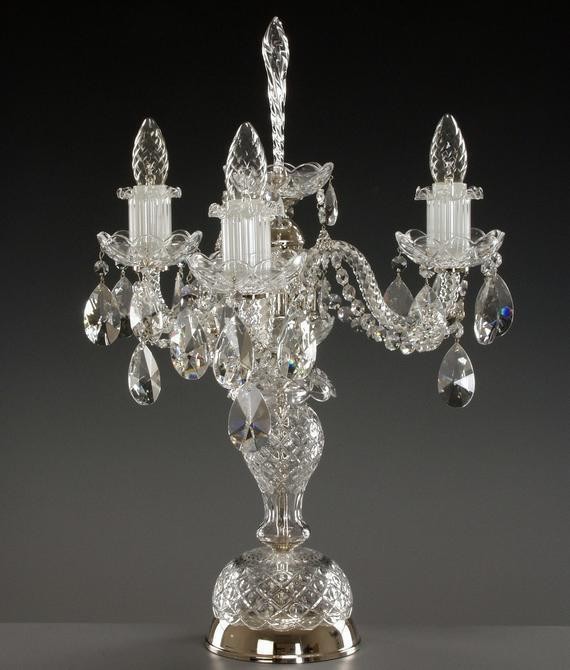 Table Lamp As033, Crystal Chandelier Table Top Lamps