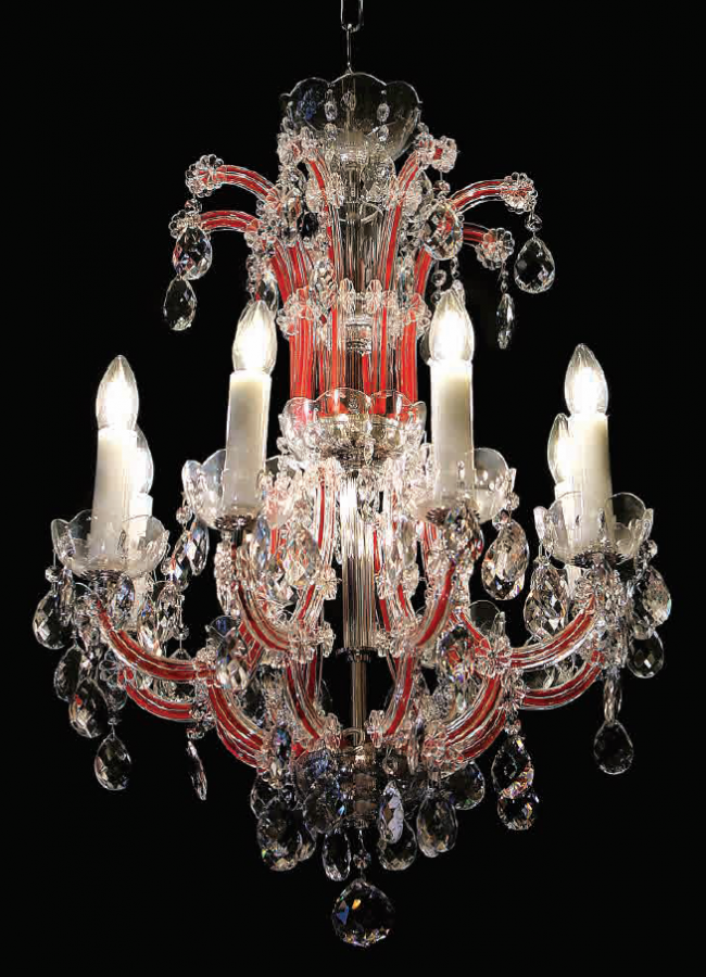 Chandelier Maria Theresa BXL10931R208red