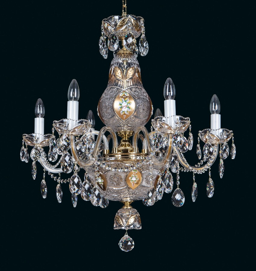 Cut glass crystal chandelier EL6906301