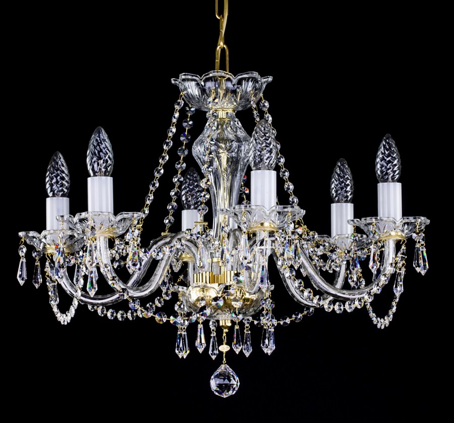 Cut glass crystal chandelier L030CE
