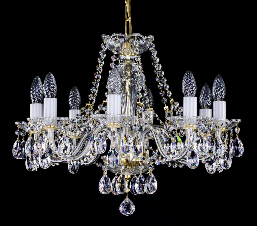 Cut glass crystal chandelier L031CLN