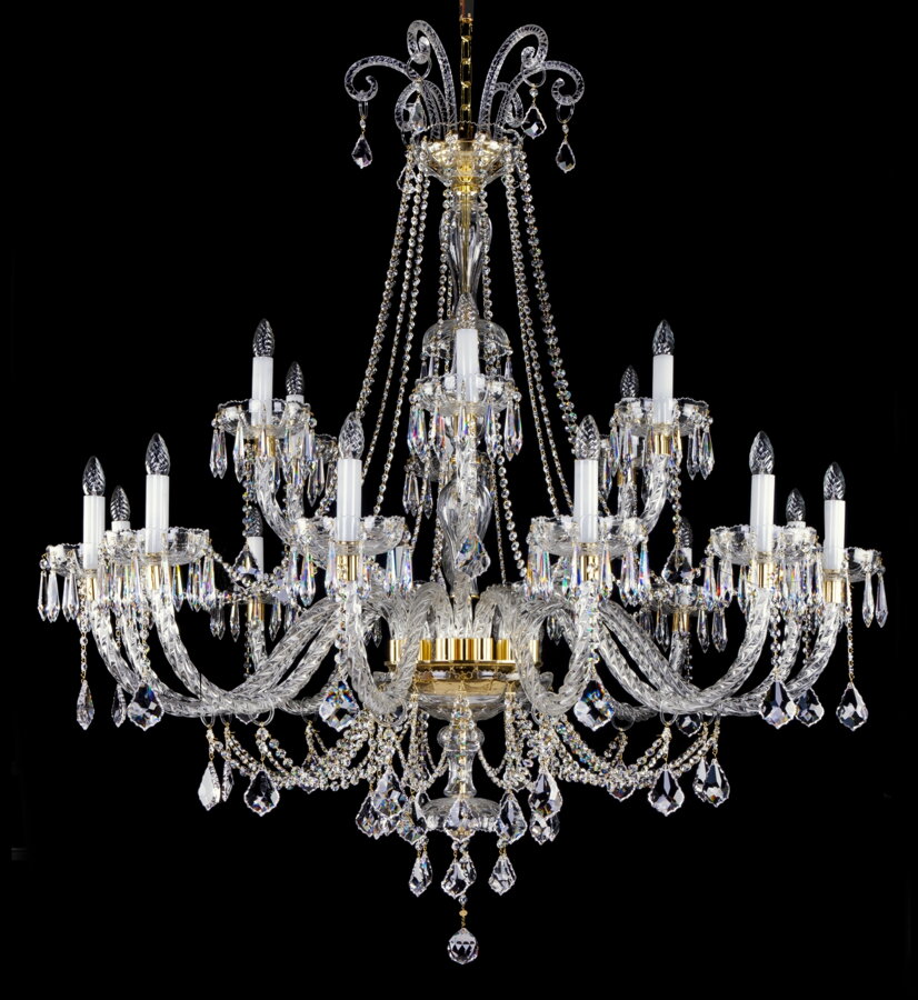 Cut glass crystal chandelier luxury L16041CLN