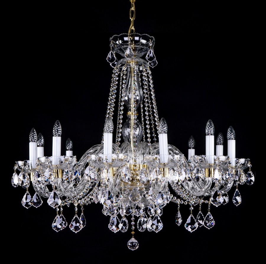 Cut glass crystal chandelier luxury L16044CLN