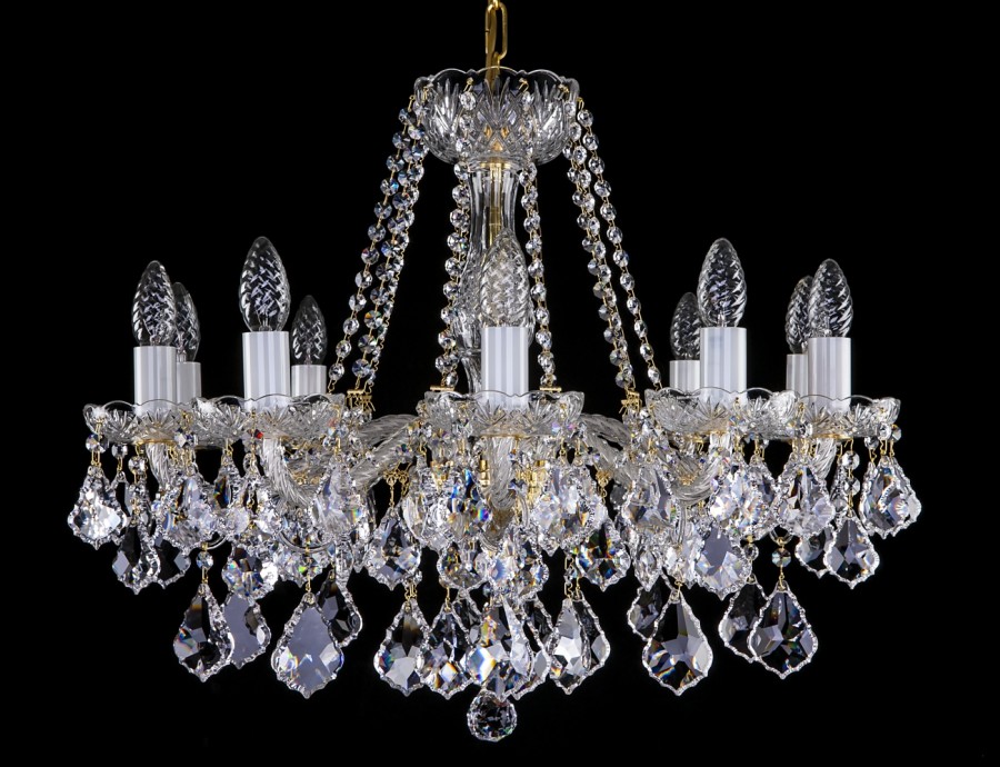 Cut glass crystal chandelier L16049CLN