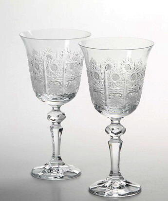 Cut wine glass 2pcs 12116-220ml