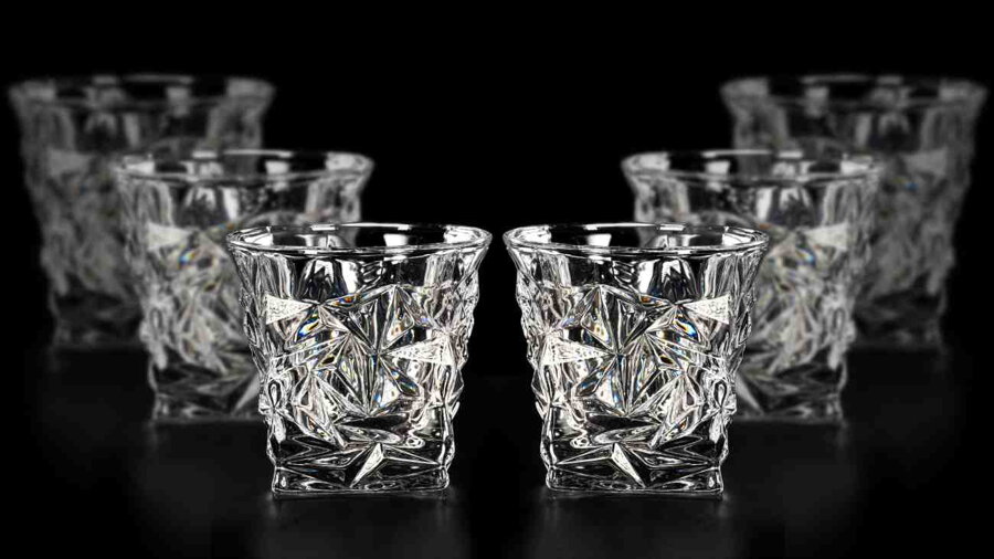Whiskey glass set 6 pcs BG08070