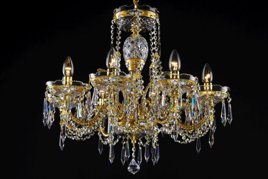 Chandelier crystal LLCH08-CRYSTAL-GOLD