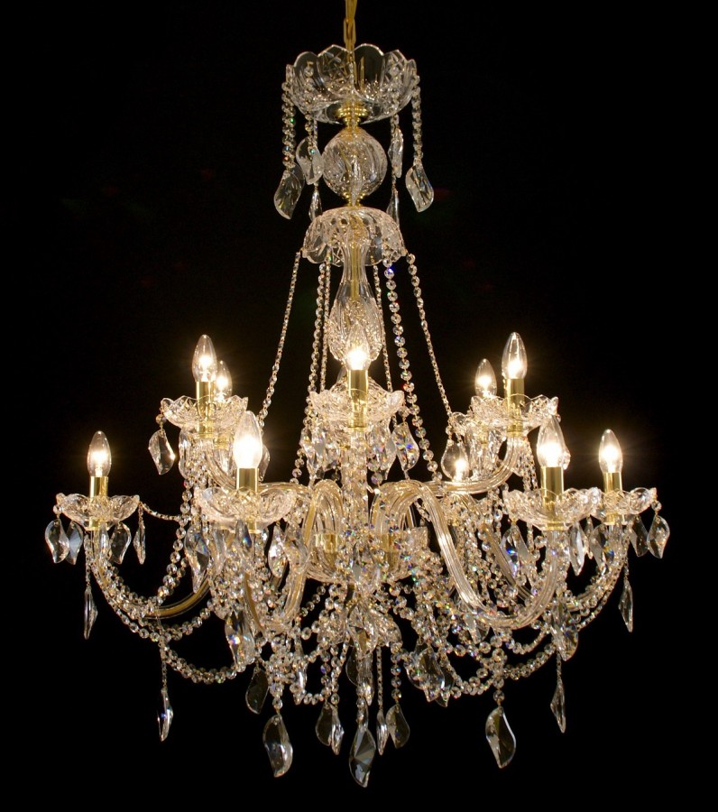 Cut glass crystal chandelier LW146122100G