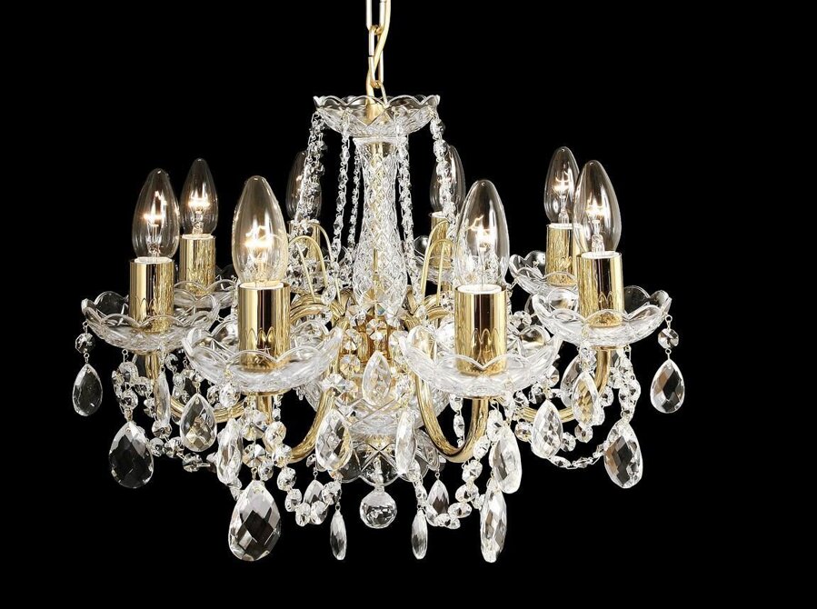 Chandelier with metal arms TX234000208