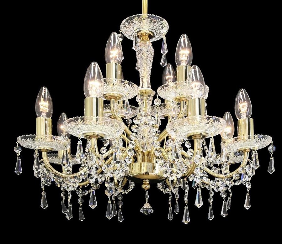 Chandelier with metal arms TX241000012