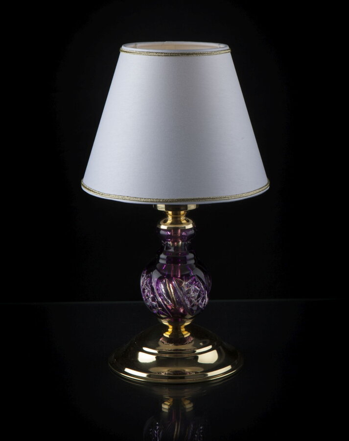Stolní lampa fialová ES624114