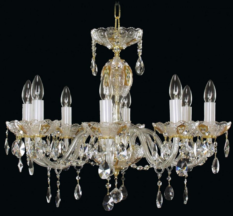 Cut glass crystal chandelier EL686802