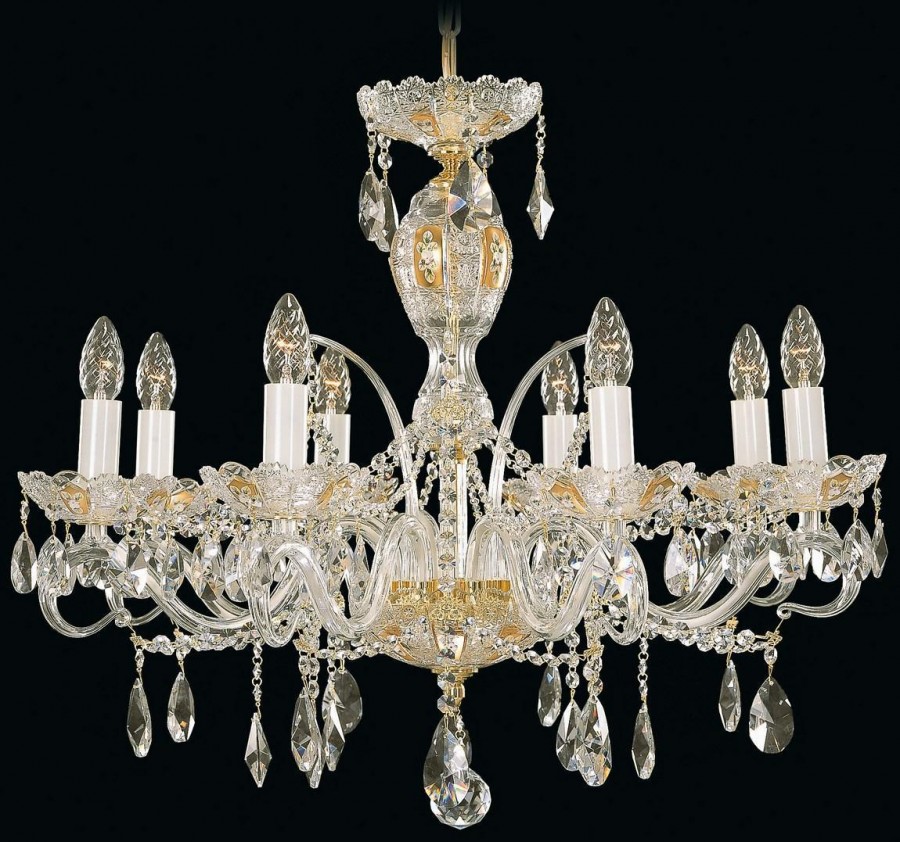 Cut glass crystal chandelier EL687802