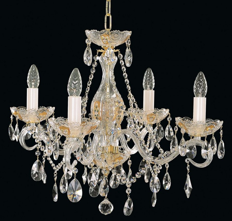 Cut glass crystal chandelier EL687402