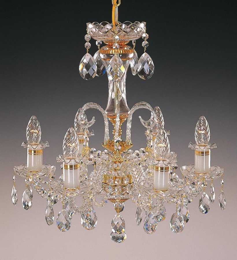 Cut glass crystal chandelier EL630695