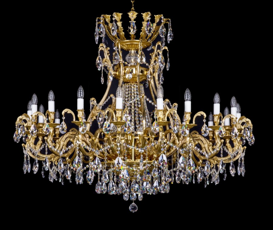 Brass chandelier luxuryL367CLN