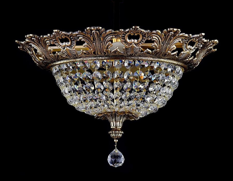 Brass chandelier AL167