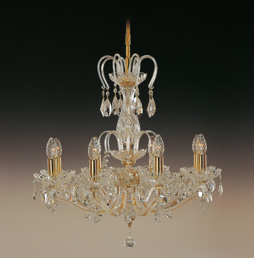 Cut glass crystal chandelier EL660819