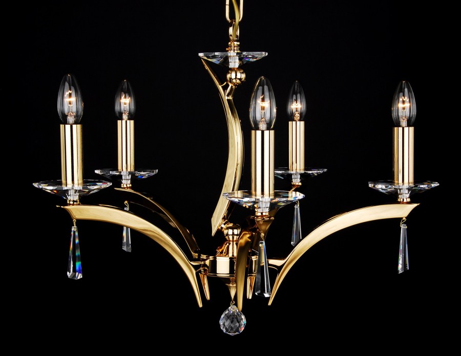 Brass chandelier LLCH05