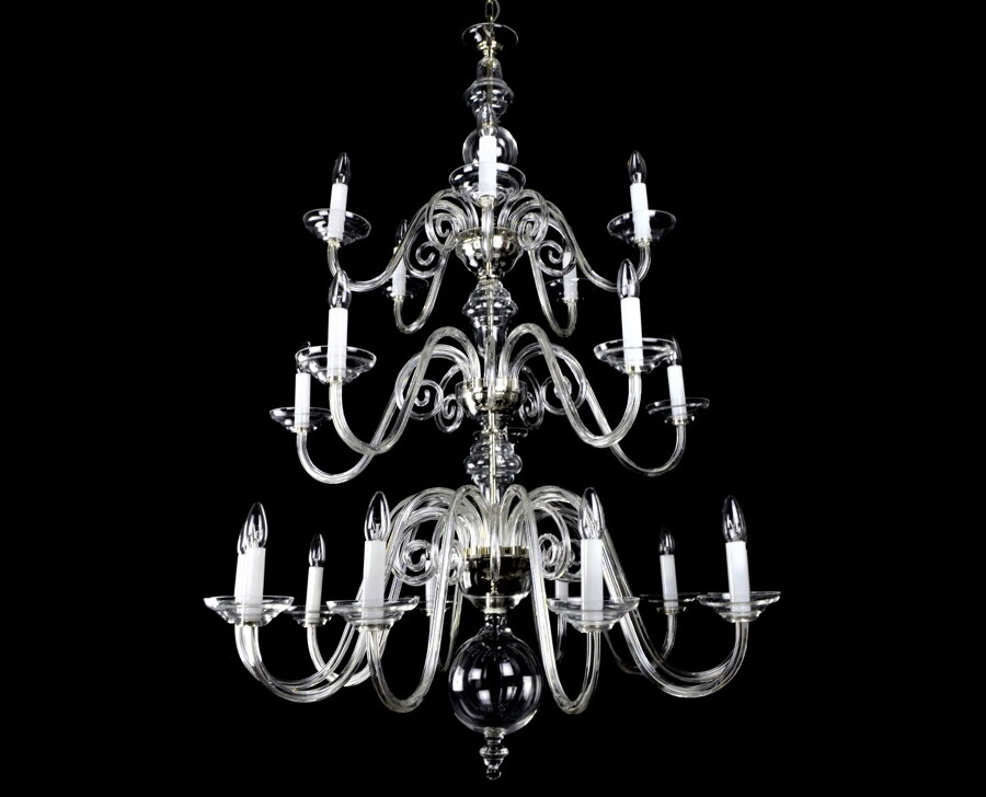 Clear Glass Chandelier LW513200100G