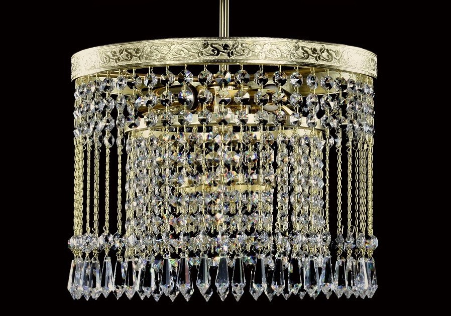 Ceiling Light Drum Lw004031100g, Crystal Chandelier Glass Replacement Shades