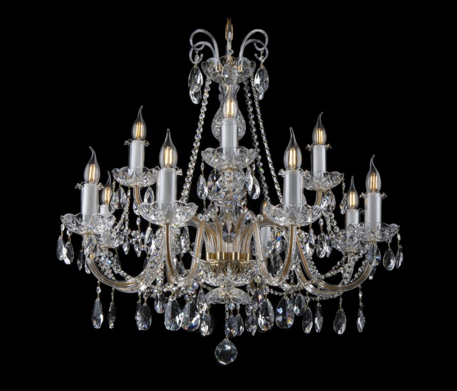 Crystal chandelier EL1168+402PB