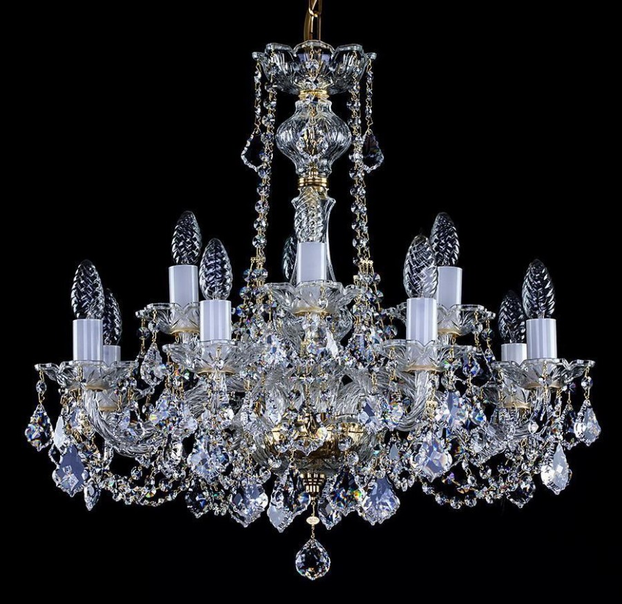 Cut glass crystal chandelier L018CE