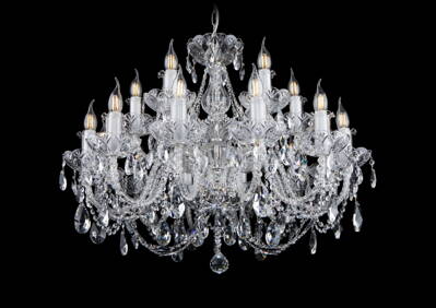 Crystal chandelier EL10212+602PB